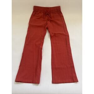 Women's Love Tree Linen Blend Pants Size Medium Boho Beachy Coastal
